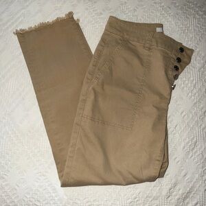 LOFT Tan Ankle & Cropped Jeans